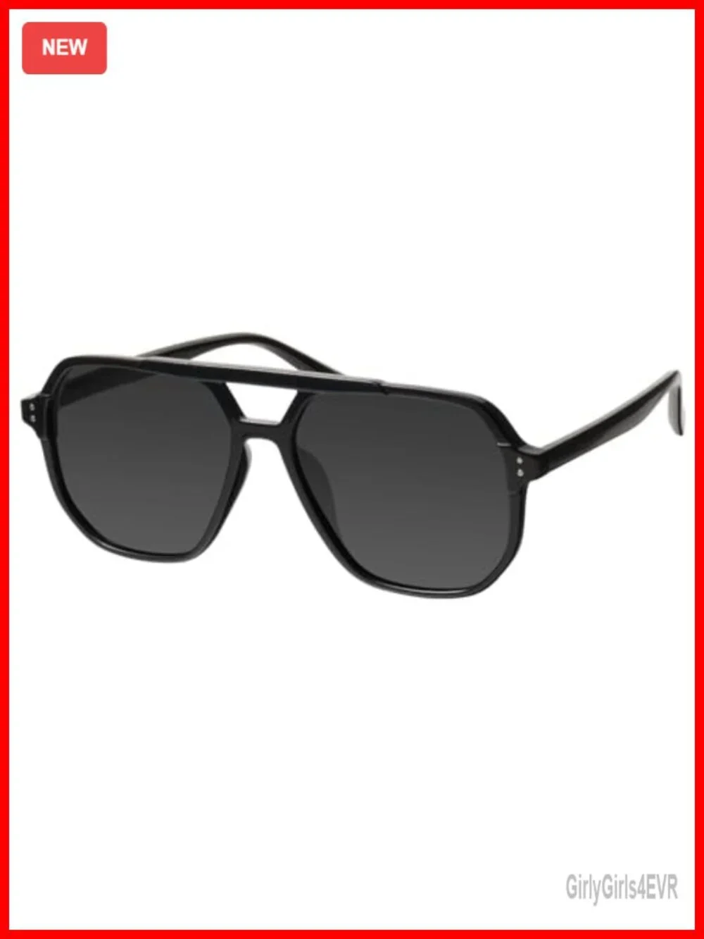 Oversized Aviator Sunglasses for Women with Polarized Lenses